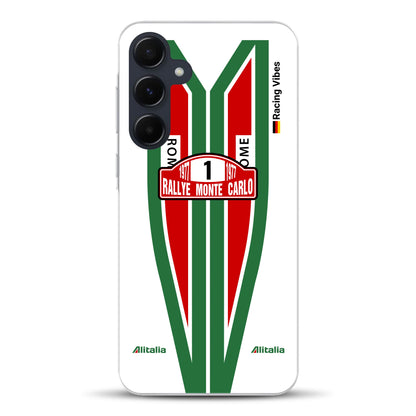 Lancia Stratos Alitalia 1977 Livery - Housse de téléphone portable personnalisée pour Samsung