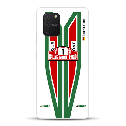 Lancia Stratos Alitalia 1977 Livery - Housse de téléphone portable personnalisée pour Samsung