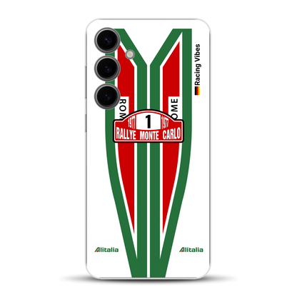 Lancia Stratos Alitalia 1977 Livery - Housse de téléphone portable personnalisée pour Samsung