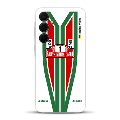 Lancia Stratos Alitalia 1977 Livery - Housse de téléphone portable personnalisée pour Samsung