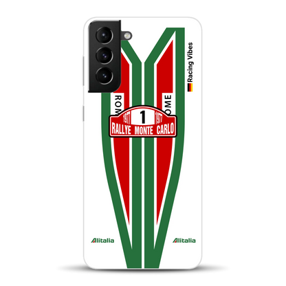 Lancia Stratos Alitalia 1977 Livery - Housse de téléphone portable personnalisée pour Samsung