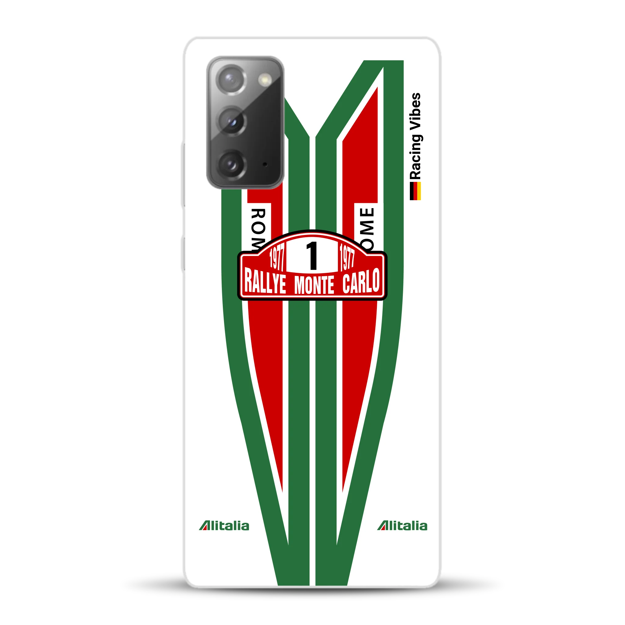 Lancia Stratos Alitalia 1977 Livery - Housse de téléphone portable personnalisée pour Samsung