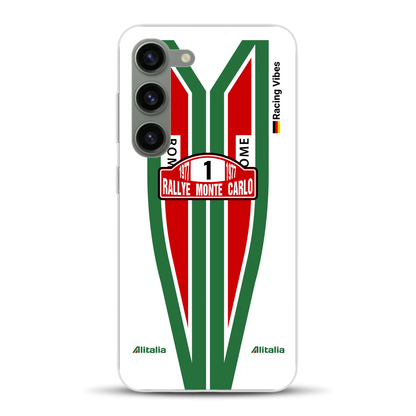 Lancia Stratos Alitalia 1977 Livery - Housse de téléphone portable personnalisée pour Samsung