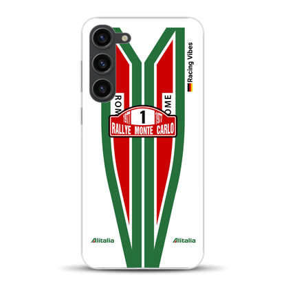 Lancia Stratos Alitalia 1977 Livery - Housse de téléphone portable personnalisée pour Samsung