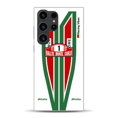Lancia Stratos Alitalia 1977 Livery - Housse de téléphone portable personnalisée pour Samsung
