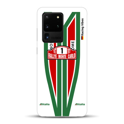 Lancia Stratos Alitalia 1977 Livery - Housse de téléphone portable personnalisée pour Samsung