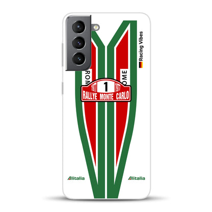 Lancia Stratos Alitalia 1977 Livery - Housse de téléphone portable personnalisée pour Samsung