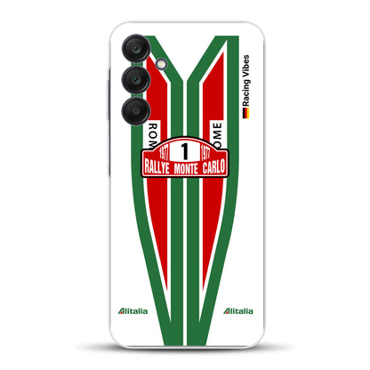 Lancia Stratos Alitalia 1977 Livery - Housse de téléphone portable personnalisée pour Samsung
