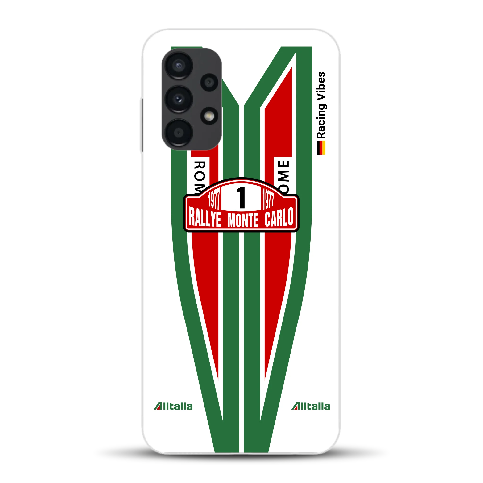 Lancia Stratos Alitalia 1977 Livery - Housse de téléphone portable personnalisée pour Samsung