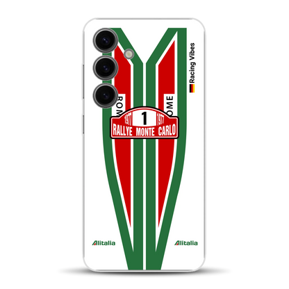 Lancia Stratos Alitalia 1977 Livery - Housse de téléphone portable personnalisée pour Samsung