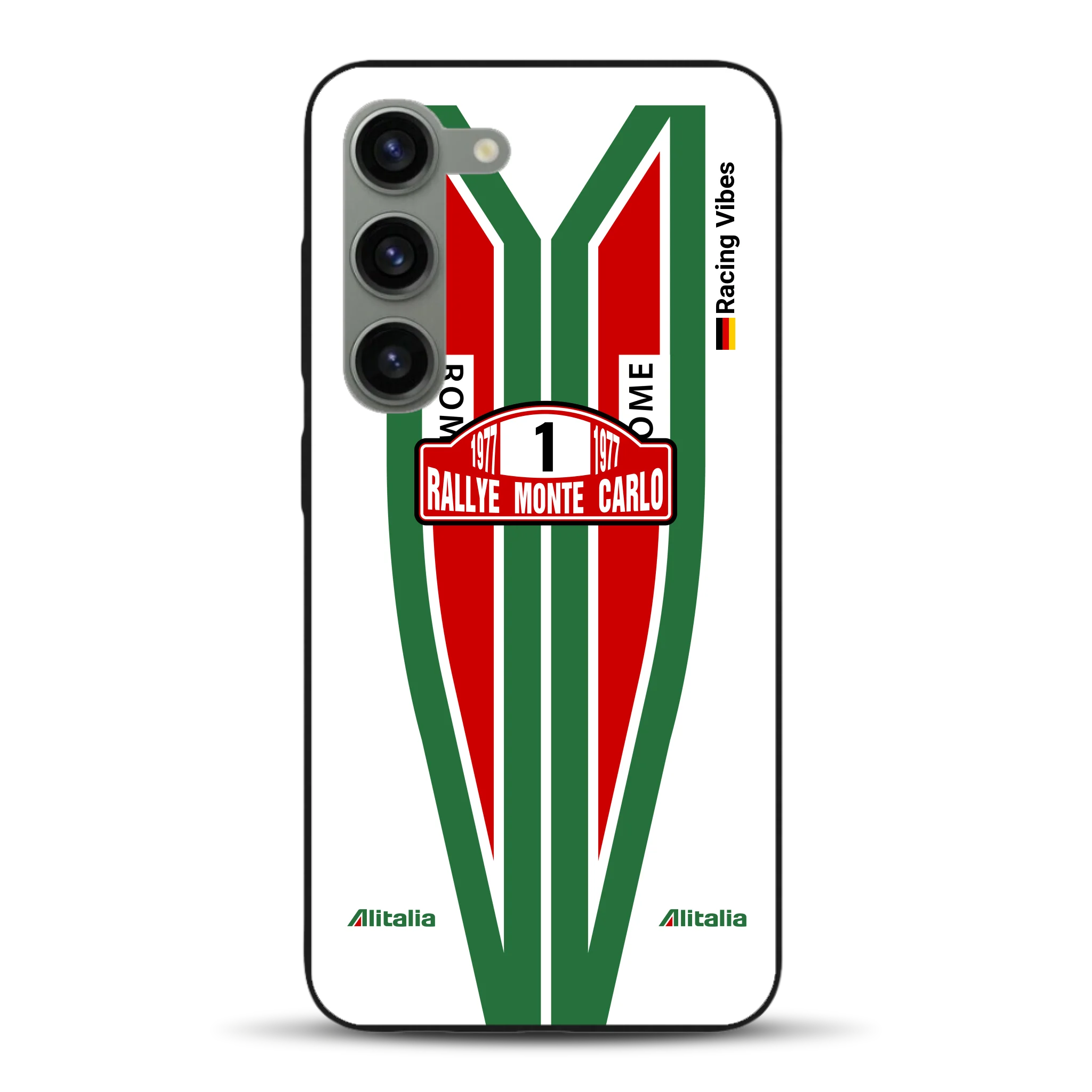 Lancia Stratos Alitalia 1977 Livery - Housse de téléphone portable personnalisée pour Samsung