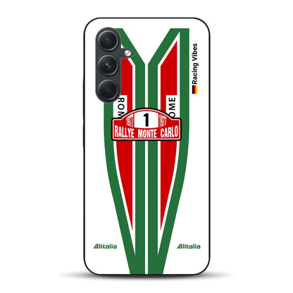 Lancia Stratos Alitalia 1977 Livery - Housse de téléphone portable personnalisée pour Samsung