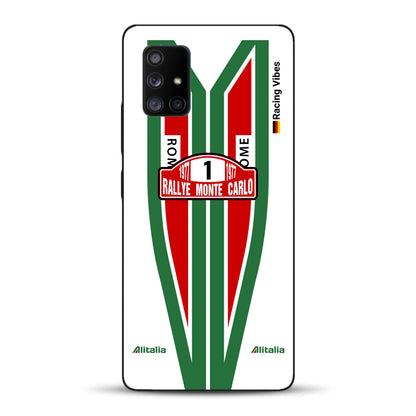Lancia Stratos Alitalia 1977 Livery - Housse de téléphone portable personnalisée pour Samsung