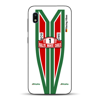 Lancia Stratos Alitalia 1977 Livery - Housse de téléphone portable personnalisée pour Samsung