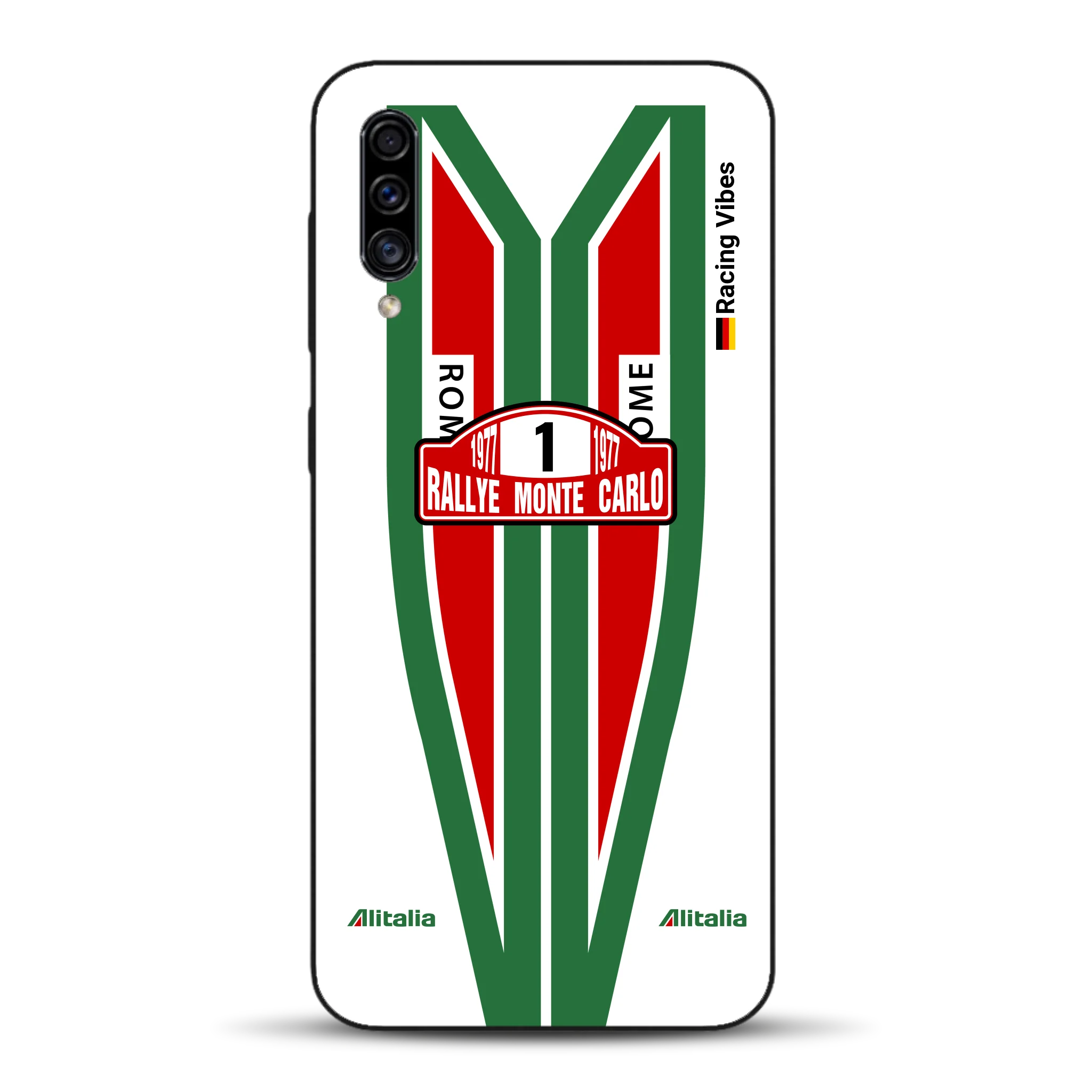 Lancia Stratos Alitalia 1977 Livery - Housse de téléphone portable personnalisée pour Samsung