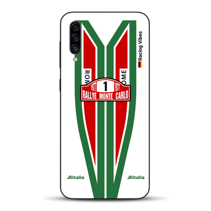 Lancia Stratos Alitalia 1977 Livery - Housse de téléphone portable personnalisée pour Samsung