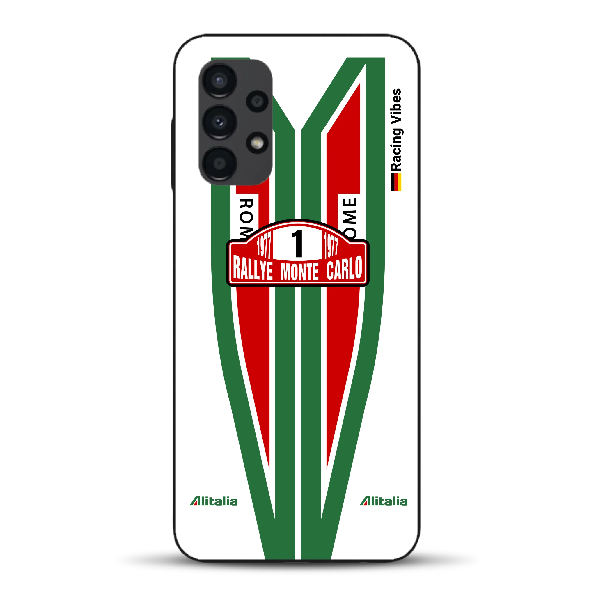 Lancia Stratos Alitalia 1977 Livery - Housse de téléphone portable personnalisée pour Samsung