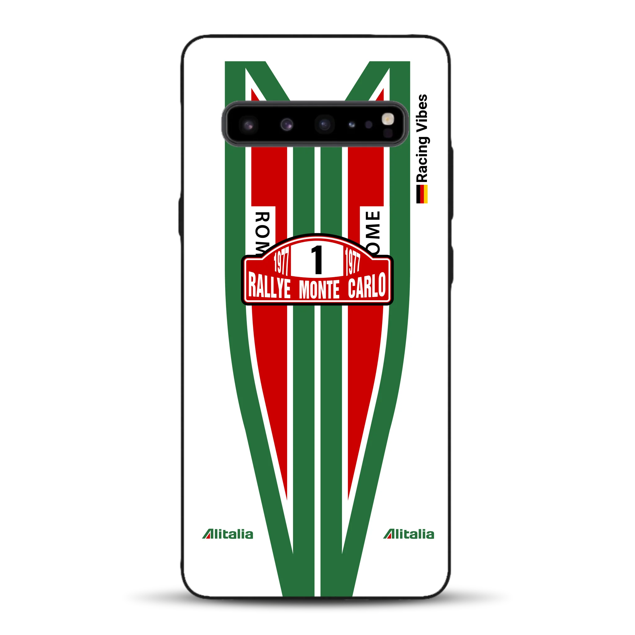 Lancia Stratos Alitalia 1977 Livery - Housse de téléphone portable personnalisée pour Samsung