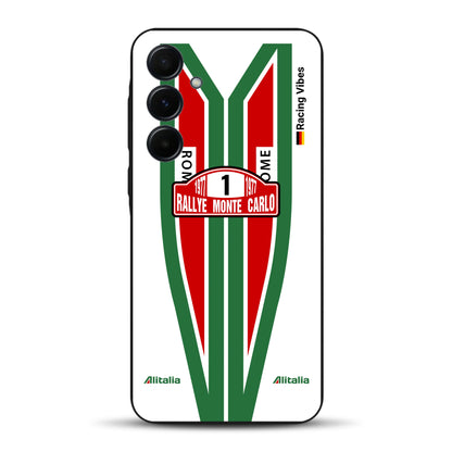 Lancia Stratos Alitalia 1977 Livery - Housse de téléphone portable personnalisée pour Samsung