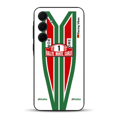 Lancia Stratos Alitalia 1977 Livery - Housse de téléphone portable personnalisée pour Samsung