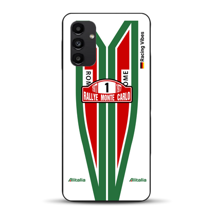 Lancia Stratos Alitalia 1977 Livery - Housse de téléphone portable personnalisée pour Samsung