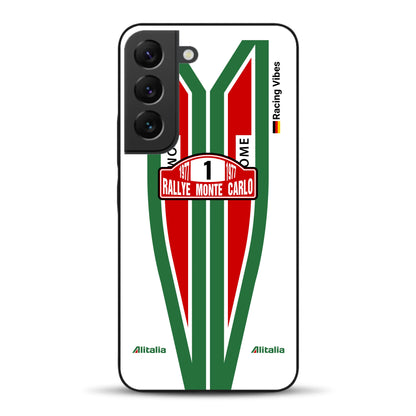 Lancia Stratos Alitalia 1977 Livery - Housse de téléphone portable personnalisée pour Samsung