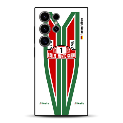 Lancia Stratos Alitalia 1977 Livery - Housse de téléphone portable personnalisée pour Samsung