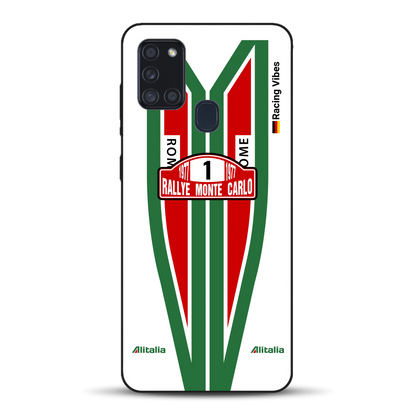 Lancia Stratos Alitalia 1977 Livery - Housse de téléphone portable personnalisée pour Samsung