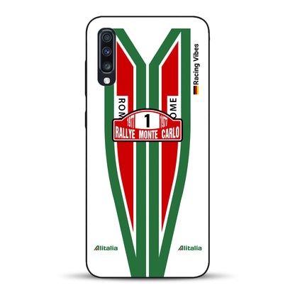 Lancia Stratos Alitalia 1977 Livery - Housse de téléphone portable personnalisée pour Samsung