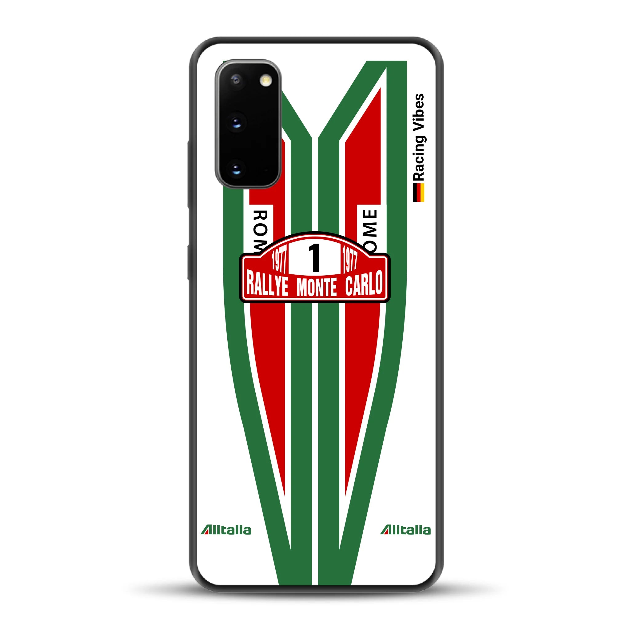 Lancia Stratos Alitalia 1977 Livery - Housse de téléphone portable personnalisée pour Samsung