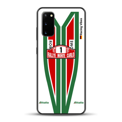 Lancia Stratos Alitalia 1977 Livery - Housse de téléphone portable personnalisée pour Samsung