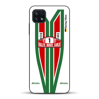 Lancia Stratos Alitalia 1977 Livery - Housse de téléphone portable personnalisée pour Samsung