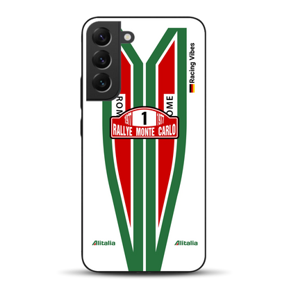 Lancia Stratos Alitalia 1977 Livery - Housse de téléphone portable personnalisée pour Samsung