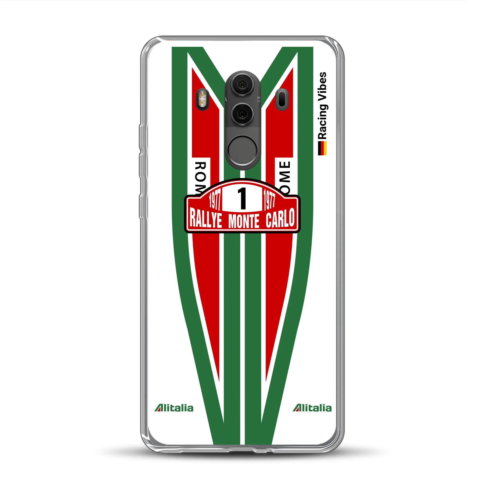 Lancia Stratos Alitalia 1977 Livery - Custodia per cellulare personalizzata per Huawei