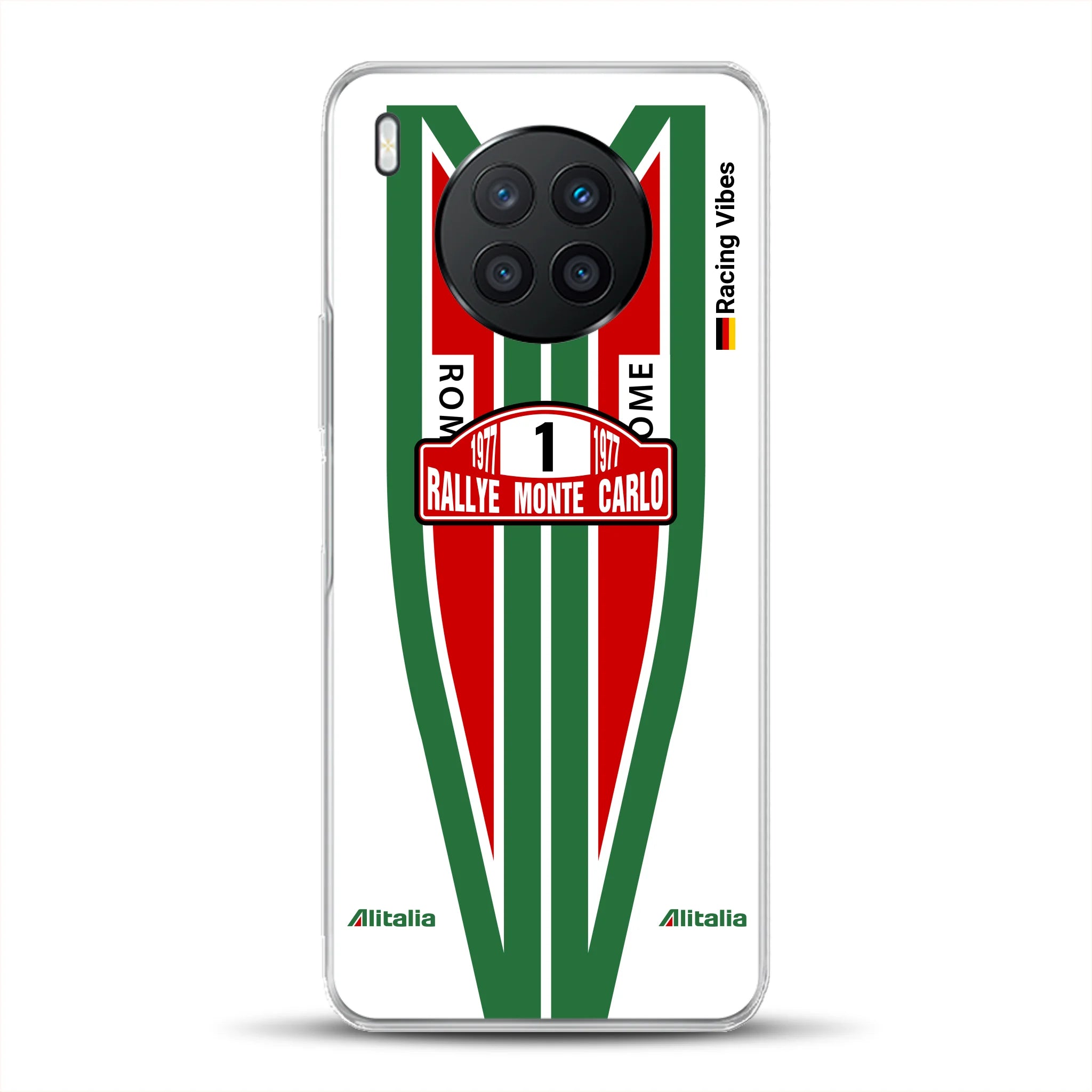 Lancia Stratos Alitalia 1977 Livery - Custodia per cellulare personalizzata per Huawei