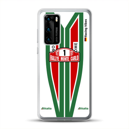Lancia Stratos Alitalia 1977 Livery - Custodia per cellulare personalizzata per Huawei