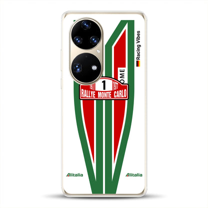 Lancia Stratos Alitalia 1977 Livery - Custodia per cellulare personalizzata per Huawei