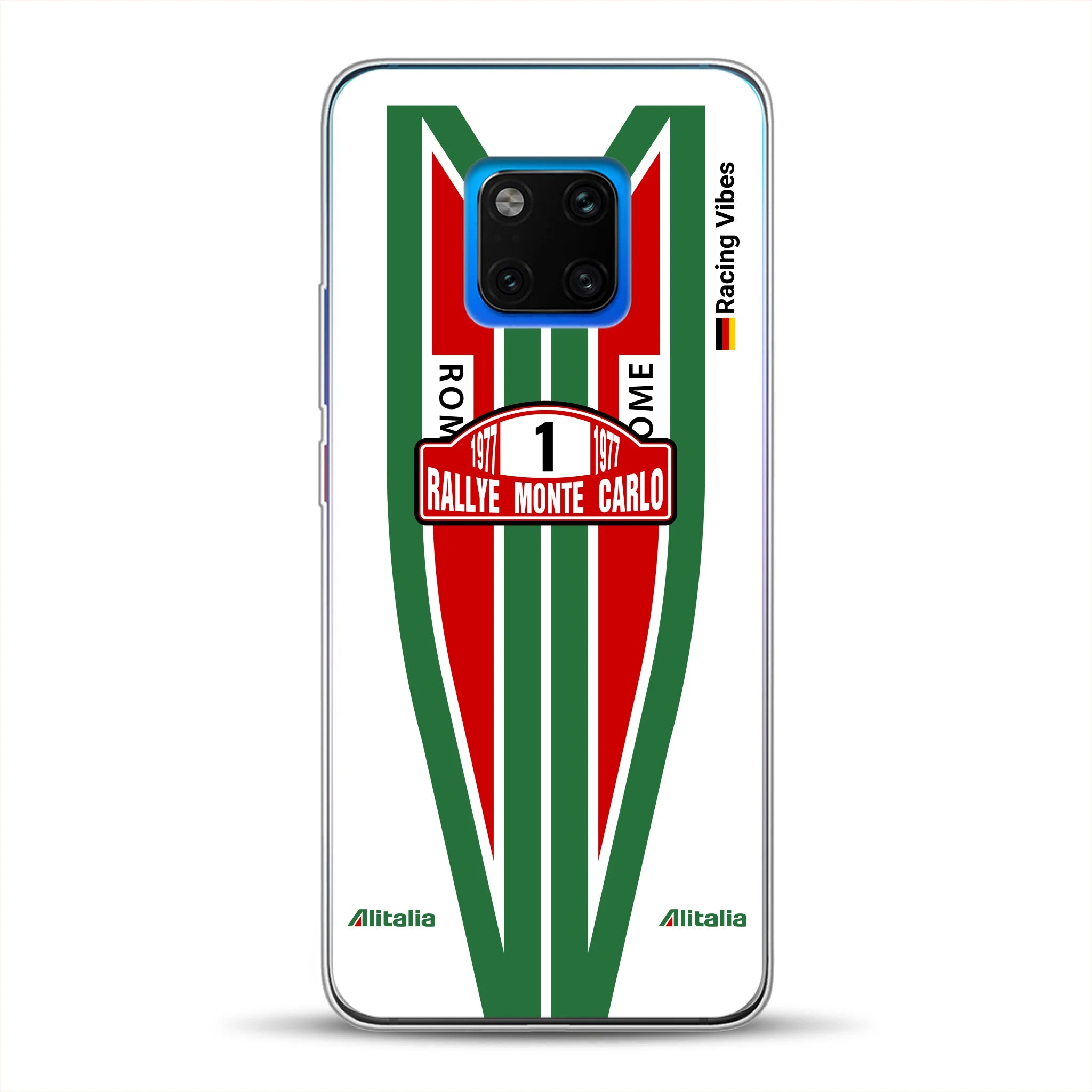 Lancia Stratos Alitalia 1977 Livery - Custodia per cellulare personalizzata per Huawei