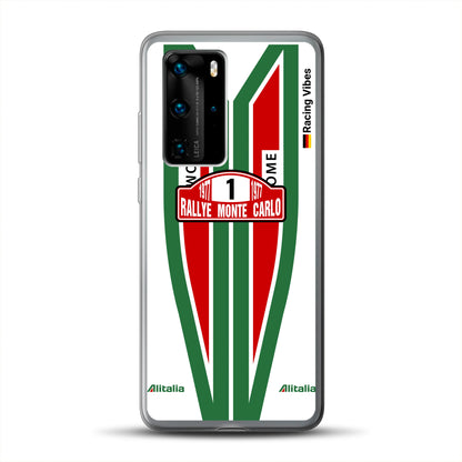 Lancia Stratos Alitalia 1977 Livery - Custodia per cellulare personalizzata per Huawei