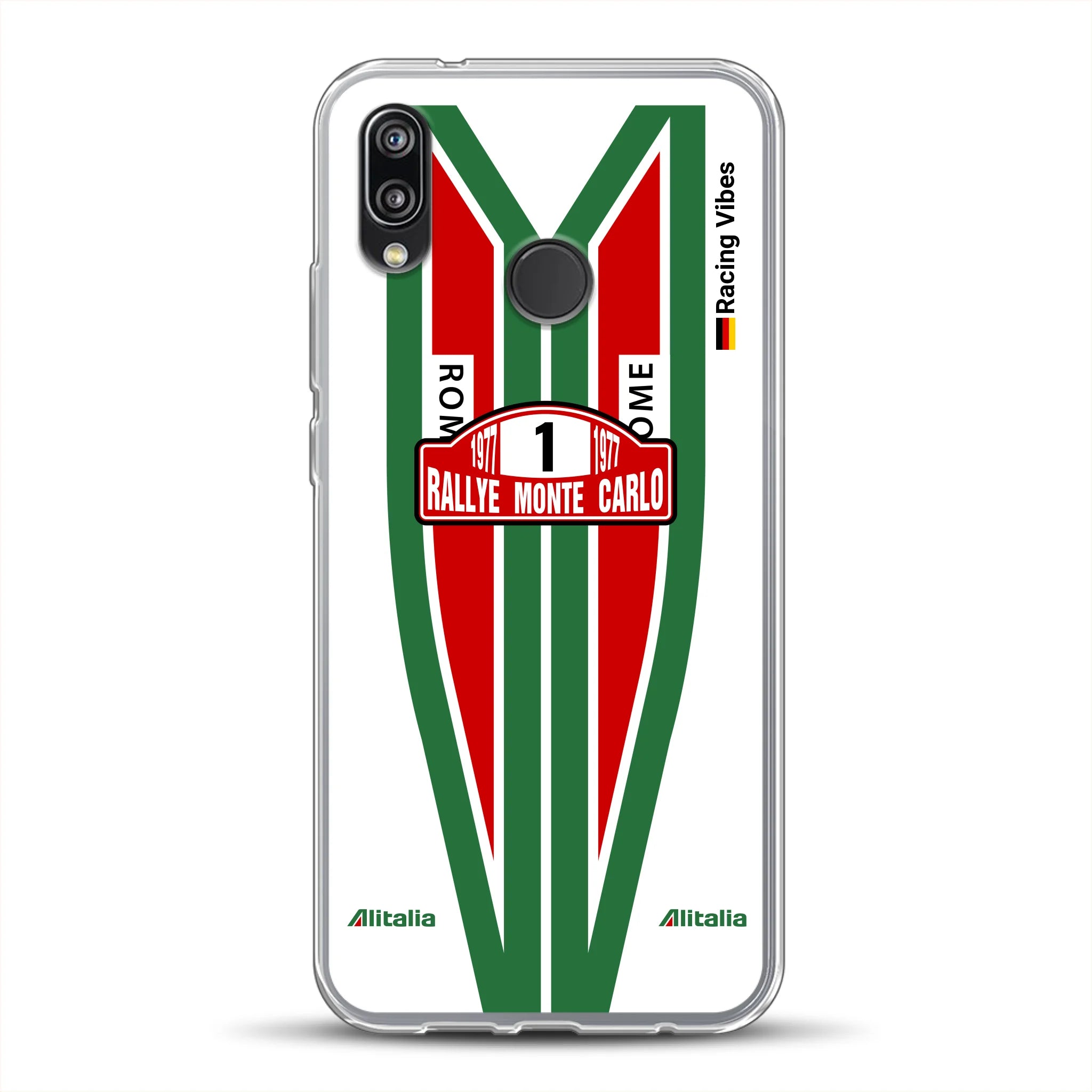 Lancia Stratos Alitalia 1977 Livery - Custodia per cellulare personalizzata per Huawei