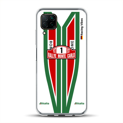 Lancia Stratos Alitalia 1977 Livery - Custodia per cellulare personalizzata per Huawei