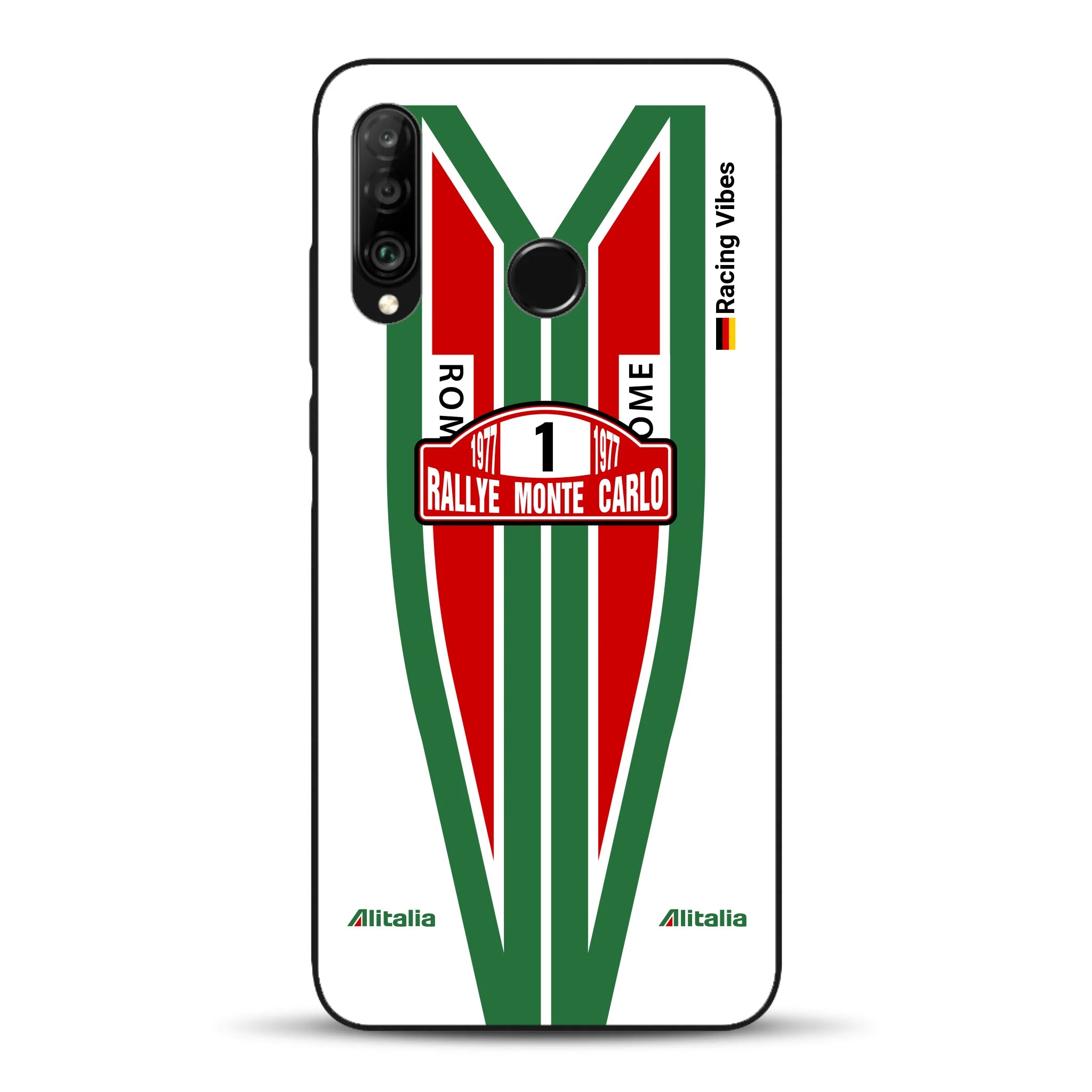 Lancia Stratos Alitalia 1977 Livery - Custodia per cellulare personalizzata per Huawei