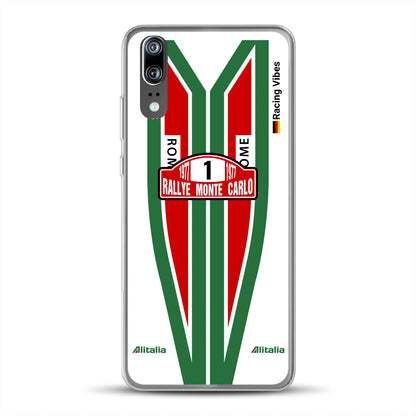 Lancia Stratos Alitalia 1977 Livery - Custodia per cellulare personalizzata per Huawei