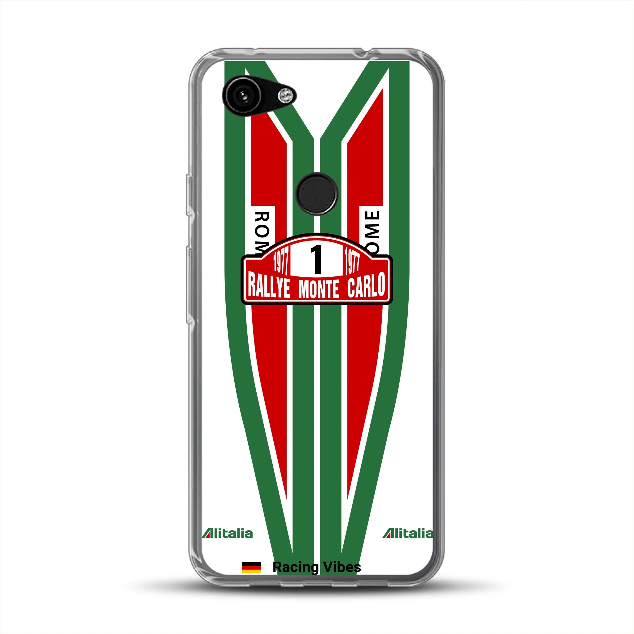 Lancia Stratos Alitalia 1977 Livery - Housse de téléphone portable personnalisée pour Google