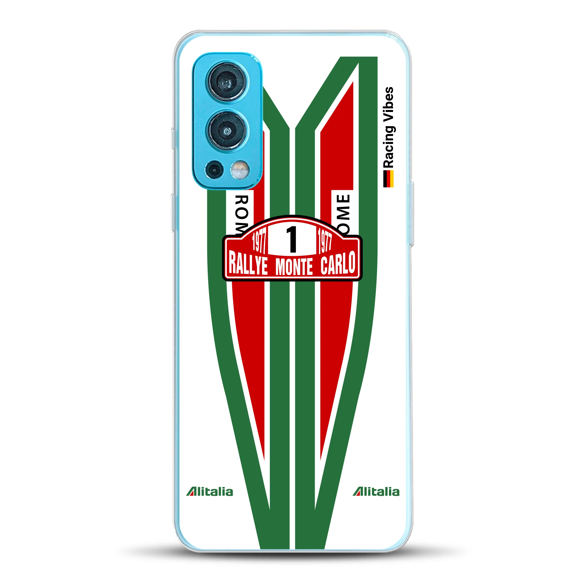 Lancia Stratos Alitalia 1977 Livery - Individuelle Handyhülle