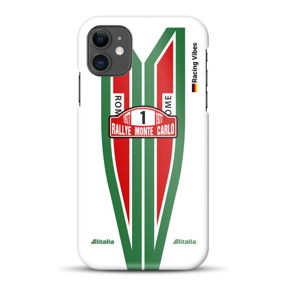 Lancia Stratos Alitalia 1977 Livery - Hard case pour iPhone
