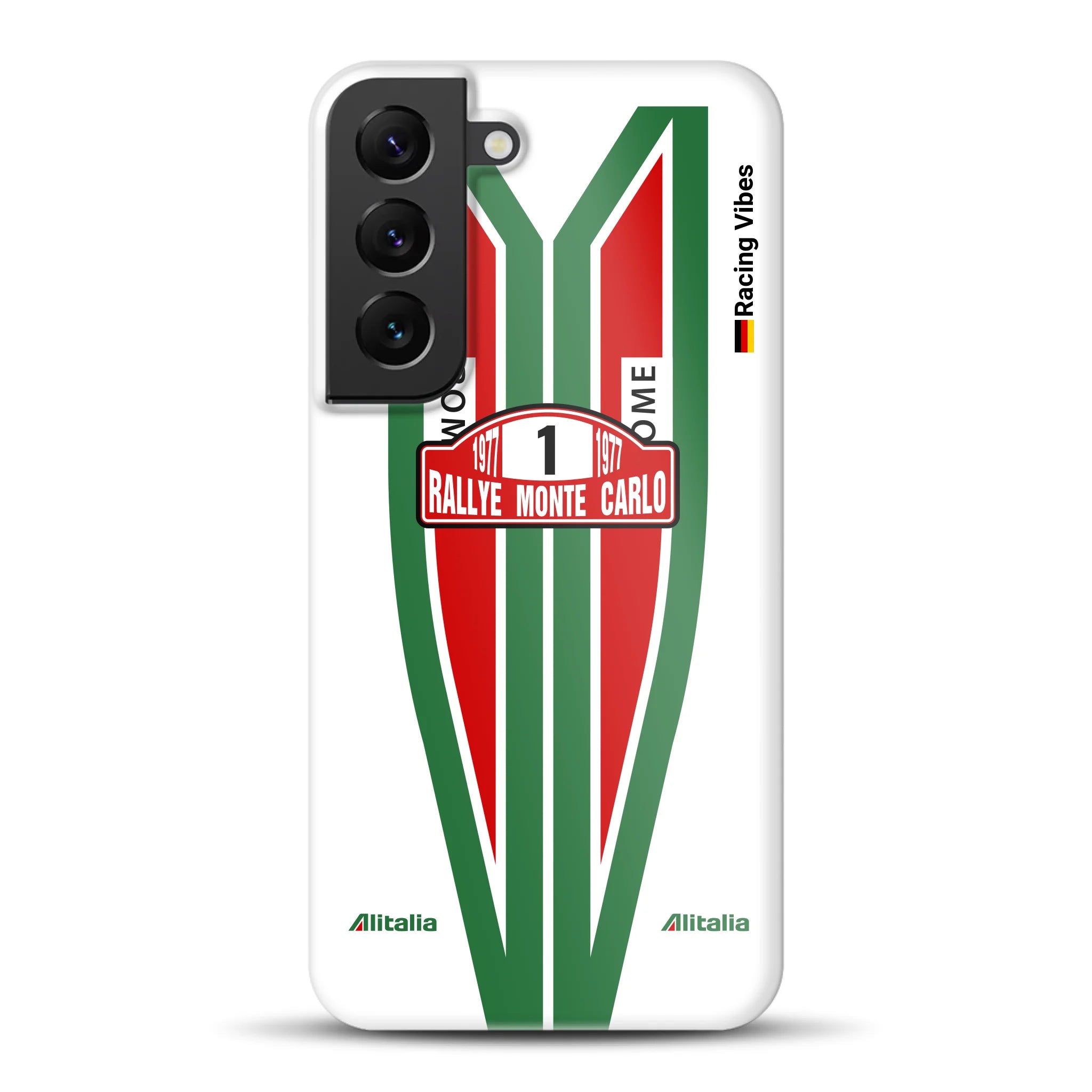 Lancia Stratos Alitalia 1977 Livery - Individuelle Hardcase Hülle für Samsung