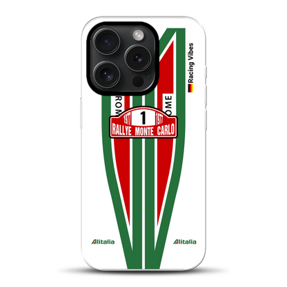 Lancia Stratos Alitalia 1977 Livery - Individuelle Hybrid Hülle mit MagSafe