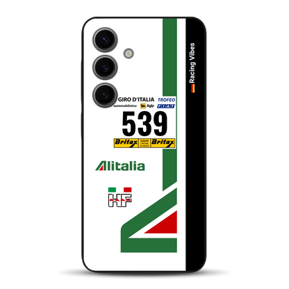 Lancia Stratos Alitalia 1977 Livery - Housse de téléphone portable personnalisée pour Samsung