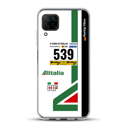 Lancia Stratos Alitalia 1977 Livery - Custodia per cellulare personalizzata per Huawei
